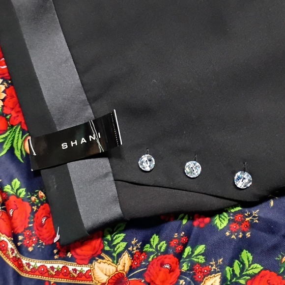 SHANI Black Skirt with Embellishments - Picture 3 of 8